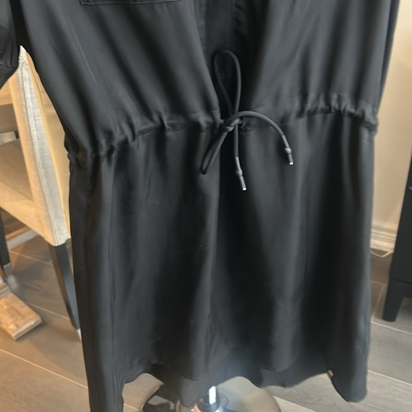 Rudsak Black Hi-Low Shift Dress Short Sleeve Size M - Picture 14 of 15